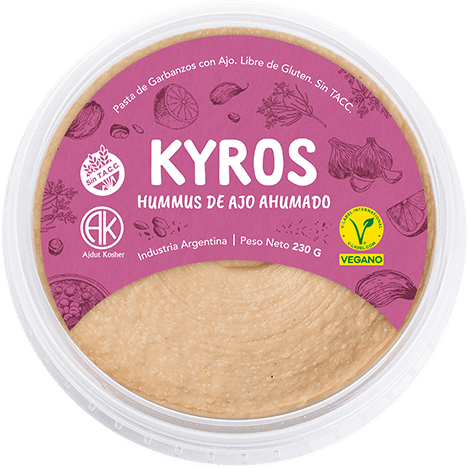 Kyros Hummus de Ajo Ahumado